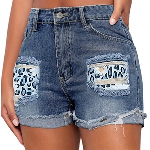 Shorts en jean plissés taille mi-haute pour femme, style Y2K, décontractés, respirants, coupe évasée, style coquette, streetwear, mini-short d'été - Product Image 2
