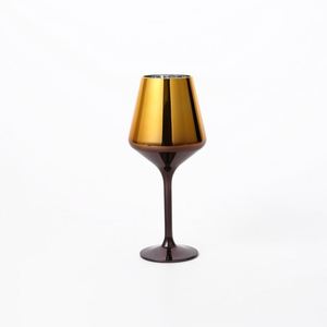 450ml Custom Electroplating Dazzling Colors Plastic Red <b>Wine</b> Glasses Glass Cup <b>Goblets</b> for Party Outdoor - Product Image 3
