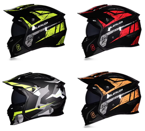 Casco da Moto Integrale Street Fighter Omologato <span class=keywords><strong>ECE</strong></span> Modulare da Motocross con Sistema Antibloccaggio ABS Chiusura a Sgancio Rapido - Product Image 6