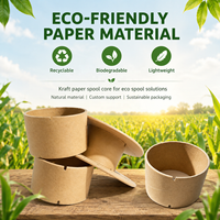 Tube de recharge en carton recyclable pour filament d'imprimante 3D, noyau en papier kraft écologique, 1 kg, vente en gros OEM