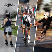Casque de vélo de montagne DEVIATE personnalisé de haute qualité à bon prix pour la route, hommes et femmes, 285g léger, avec feu arrière pour la nuit