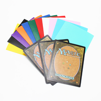 Protège-cartes de jeu publicitaire en PP coloré orange avec option de logo personnalisé