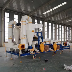 Hemp Seed Vibration Separator For Grain Cleaning Wheat Processing Plant Manufacturer Wheat Processing Plant For Sale