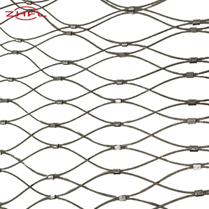 Dễ dàng cài đặt dây thép không gỉ lưới kiến trúc kim cương ferrule dây dây lưới trang trí dây Net - Product Image 1