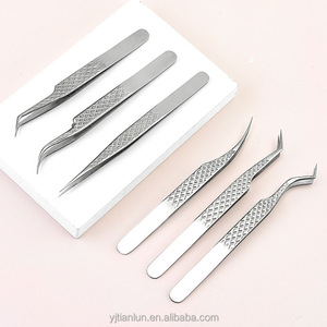 Spot Goods Stainless Steel High-quality <strong>Eyelash</strong> <strong>Tweezers</strong> Abrasion Resistant Grafting <strong>Eyelash</strong> Tool for <strong>Eyelash</strong> Extension Salon - Product Image 2