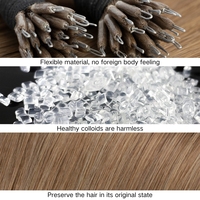 Extensions de cheveux Nano Ring Highlight en cheveux humains, couleur Balayage, pointe Nano, cheveux Remy, double épaisseur, volume intense, cheveux de qualité supérieure