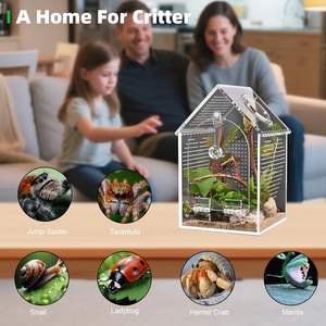 Wholesale ultra clear Acrylic Display <strong>Stand</strong> Plastic Screen Pet Store <strong>Vivarium</strong> Lizard Reptile Cage Terrariums <strong>for</strong> Sale - Product Image 5