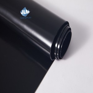 Bâche en <span class=keywords><strong>PVC</strong></span> enduit noir pour rideau latéral de camion - Product Image 2