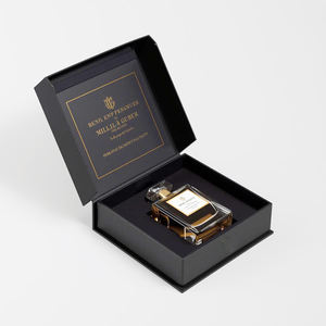 香水カスタムロゴ用の新しいボックス50mlウードパルファムスクエアスキンケアボトル包装高級空の香り香水ボックス包装 - Product Image 1