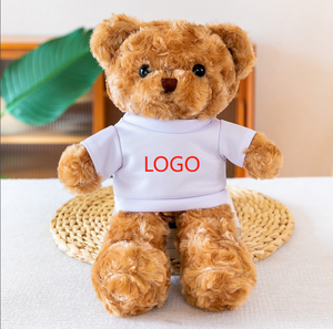 Unisex High Quality 30cm Soft Cotton <b>Teddy</b> <b>Bear</b> Plush Toys Customizable Logo for Birthday Gifts or Business Presentations - Product Image 1