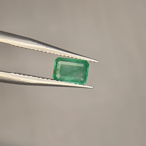 อัญมณีเรืองแสงคุณภาพเยี่ยมอัญมณี0.45กะรัตอัญมณีธรรมชาติสีเขียวมรกตรูปสี่เหลี่ยมอัญมณีหลวม - Product Image 6