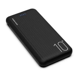 2.4A 플라스틱 전원 은행 10000mAh 휴대용 USB 충전기 수하물 상자 모양 DIY Powerbank 새로운 기술 제품 2023