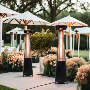 Haute qualité sur roulettes mobile Tour Patio <span class=keywords><strong>Chauffage</strong></span> au <span class=keywords><strong>gaz</strong></span> Propane avec <span class=keywords><strong>chauffage</strong></span> à flamme extérieure et <span class=keywords><strong>chauffage</strong></span> pyramidal de jardin avec CE - Product Image 1