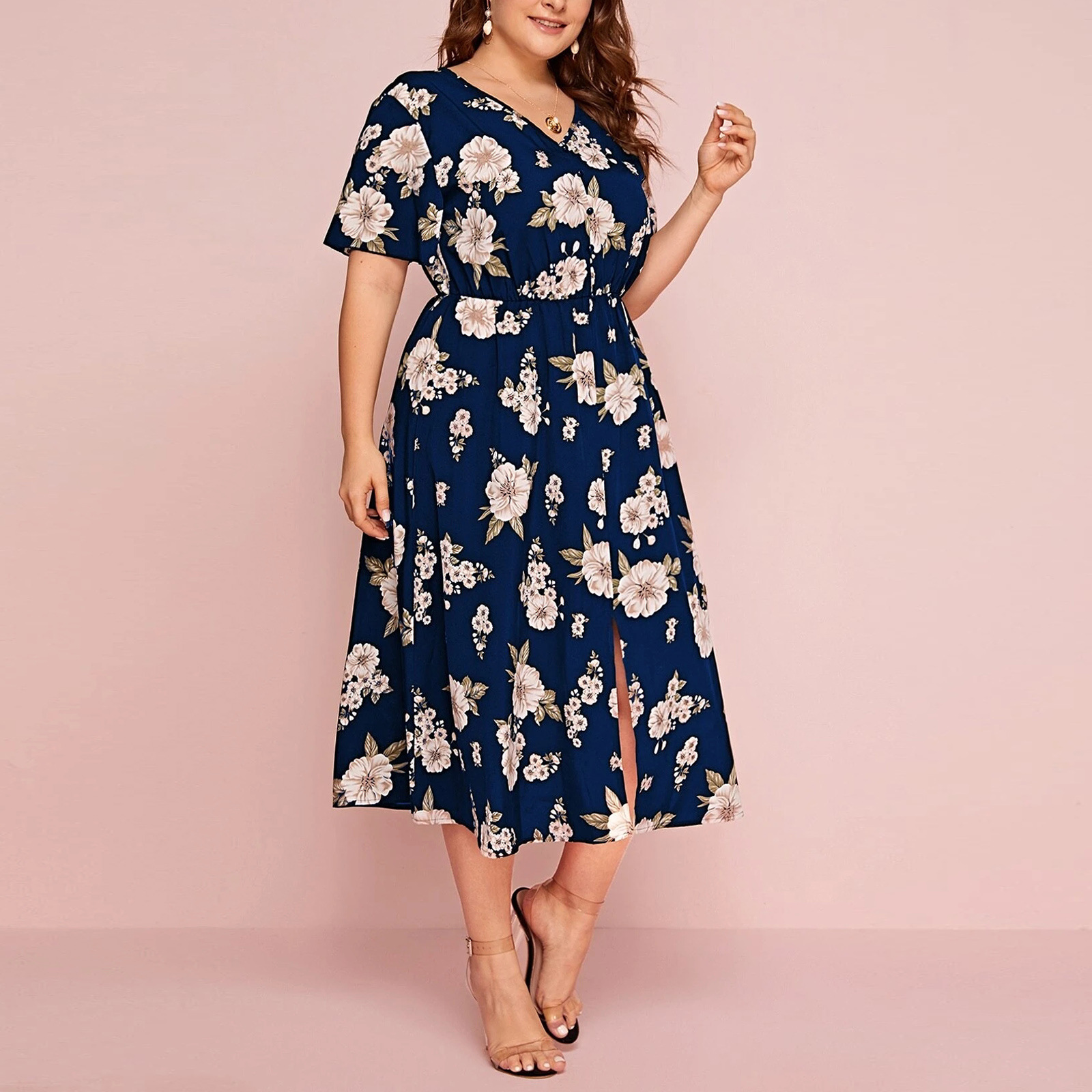 strapless open back dress DROP SHOULDER BIG FLOWER DRESS – Ruchika & Mallika Pret Wear