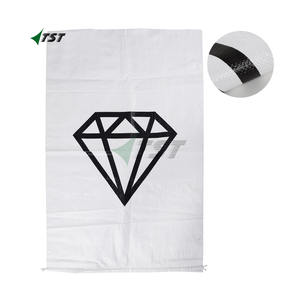 Vente en gros de sacs blancs en maille tissée en pp pour l'emballage de poivrons verts, de légumes et de fruits, grands sacs en plastique avec cordon de serrage et logo - Product Image 6