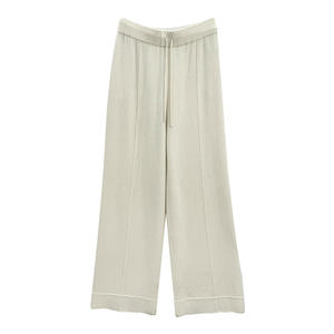 <span class=keywords><strong>Pantalon</strong></span> large en tricot de laine fine à quatre aiguilles, style nouveau, best-seller, luxe avancé, en nylon/coton, pour <span class=keywords><strong>femme</strong></span>, automne-hiver - Product Image 6