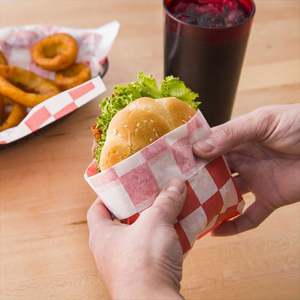 Food Grade PE Coated <b>Greaseproof</b> Hamburger Packaging Sandwich <b>Paper</b> Custom Printing Food Wrapping <b>Paper</b> - Product Image 2