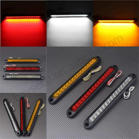 HST-20402 12V 24V 10 "15 LED étanche remorque camion clignotant 3ème Stop feu stop camion lampe barre feu arrière LED barre de bande