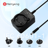 Chargeur USB certifié UL UKCA CE SAA, prises interchangeables, 5V 2A, pour applications médicales