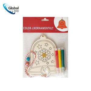 Petite planche à <span class=keywords><strong>dessin</strong></span> <span class=keywords><strong>en</strong></span> bois colorée <span class=keywords><strong>de</strong></span> <span class=keywords><strong>dessin</strong></span> animé <span class=keywords><strong>de</strong></span> bricolage <span class=keywords><strong>de</strong></span> Noël, outil <span class=keywords><strong>de</strong></span> graffiti créatif pour le plaisir festif - Product Image 5