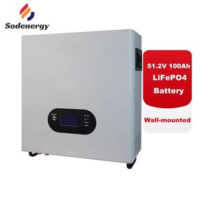 Batterie de stockage d'énergie basse tension Sodenergy 51.2V 10KWH 20KWH Batteries au lithium-ion empilées - Product Image 1