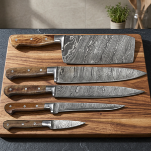 Ensemble de couteaux de chef en acier inoxydable écologiques certifiés EEC faits à la main par MERY KNIVES - Product Image 2