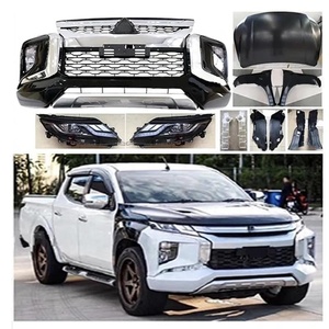 Kit carrosserie de conversion large pour pare-chocs avant et arrière de voiture pour Mitsubishi <span class=keywords><strong>Triton</strong></span> L200 2015-2019, changement et mise à niveau vers 2020 2021 - Product Image 5