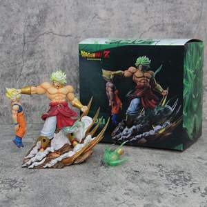HESPER 20CM Dragon <span class=keywords><strong>DBZ</strong></span> Broli VS Goku Super Saiyan Auto Destruction Collection <span class=keywords><strong>Figurine</strong></span> Modèle Poupée PVC Anime Figurines Statues Jouets - Product Image 5