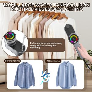 Vaporizador de Ropa Eléctrico Portátil para el Hogar y Viajes, Plancha de Vapor para Ropa para Uso en Hoteles - Product Image 3