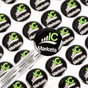 Tùy chỉnh Epoxy thương hiệu logo huy hiệu gel dính Dome 3D Sticker Bìa mũ, trong suốt biểu tượng cá nhân nhựa decal nhãn - Product Image 2