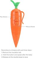 Stylo à bille en forme de carotte, de maïs et d'aubergine de dessin animé pour enfants, cadeaux d'anniversaire, papeterie créative, vente en gros