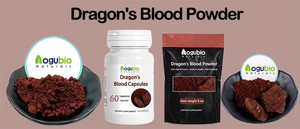 Aogubio OEM 개인 라벨 드래곤 혈액 추출물 분말 건강 보조 식품 유기농 500mg 드래곤의 혈액 캡슐 - Product Image 4
