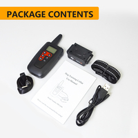 Hunde-Trainingshalsband Ohne Schockfunktion Wasserdichtes Fernbedienungs-Hundetrainingshalsband mit LCD-Display