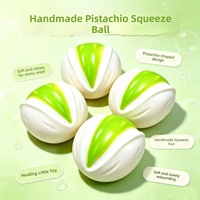 Jouet Squishy Faux Pistache le plus vendu, souple, anti-stress, créatif, fait main, en caoutchouc à rebond lent, blocs de construction 14+