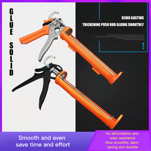 Thời Trang Mới Xách Tay Caulking Gun Nhôm Bán Vòng Tròn Xử Lý Lao Động Tiết Kiệm Glass Sealant Caulking Gun - Product Image 4