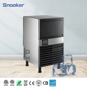 User-Friendly Snooker 35~50kg/day Customized Ingredient Storage Automatic Commercial Ice Maker Machine For Refrigeration