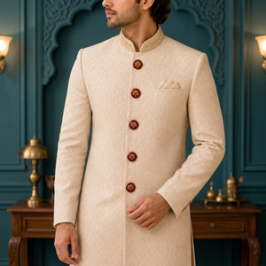 Botones de Latón de Lujo Personalizados con Esmalte Rojo y Motivo de Flor de Lis Dorada para Traje de Hombre, Blazer, Sherwani, Jodhpuri, para Fiestas Formales y Aniversarios - Product Image 6
