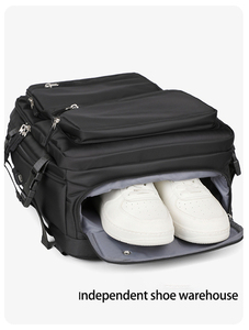 Borsa per Laptop di grande capacità Oxford borsone di espansione impermeabile con zaino per studenti con ricarica USB - Product Image 3