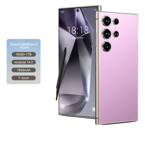 สมาร์ทโฟน S24 Ultra Deca Core MTK หน้าจอ OLED HD 120Hz ขนาด >7 นิ้ว กล้องหลัง 108MP กล้องหน้า 48MP แบตเตอรี่ 8000mAh ระบบปฏิบัติการ Android 13 รองรับ 5G - Product Image 1