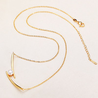 Collier de perles d'eau douce HECATE, chaîne en laiton plaqué or 18 carats, perles baroques blanches, bijoux pour cadeau de fête