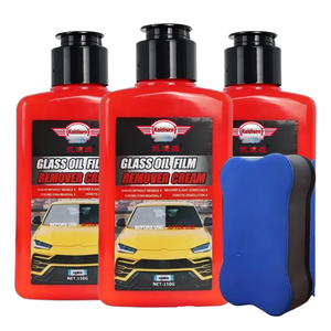Potente Limpiador de Película de Grasa para Autos, Eliminador de Manchas, Efecto 2X, Revestimiento para Parabrisas <span class=keywords><strong>Antivaho</strong></span> y Repelente al Agua - Product Image 2