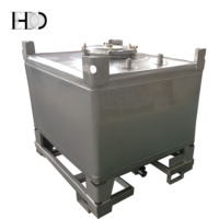 Réservoir IBC en acier inoxydable personnalisé Wanlong de 1000 L pour utilisation chimique, approuvé 31A/Y, respectueux de l'environnement