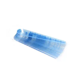 Metric 0.05mm to 1.5mm Transparent Film Thickness Feeler Gauge For Plastic