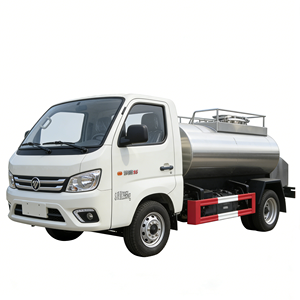 Camion-citerne à eau en acier inoxydable 304 avec pompe motorisée pour l'eau potable, le lait, l'alcool, les boissons et le transport de liquides - Product Image 6