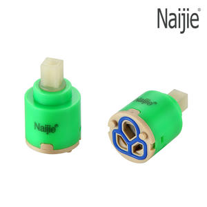 Cartouches de robinet en céramique de 25 mm en gros d'usine, double étanchéité, mélangeur d'eau chaude et froide avec rotation à 180 degrés - Product Image 2