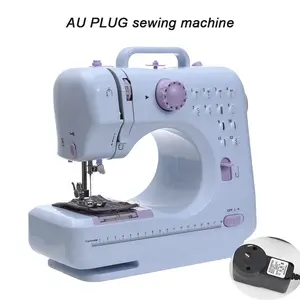 505 Mini máquina de coser Manual eléctrica máquina de coser doméstica precio de fábrica varias ventas calientes patrón de bordado doméstico portátil