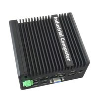Mini PC Industrial HVAEIPC HW-C576, Intel Celeron/I3/I5/I7 de 4 Núcleos, Almacenamiento DDR4 SSD+HDD, COM*4/COM1/2, USB 2.0/3.0, Multi-OS, 128GB