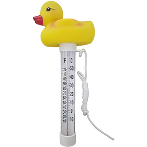 Thermomètre pour animaux de <span class=keywords><strong>piscine</strong></span> flottante en forme de canard - Product Image 2