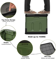 Toilette de camping pliable, étanche, en plastique, mobile, à séparation sèche, stable, pour voiture, caravane, adulte, usage extérieur