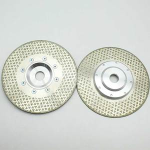 Nouveau diamantée électroplaquée pyramide vanité scie lame 80mm pour la fiber de carbone en plastique <span class=keywords><strong>composites</strong></span> stratifiés - Product Image 6
